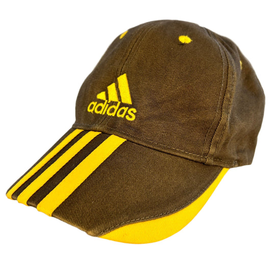 Adidas Grey & Yellow Vintage Baseball Cap - Adult