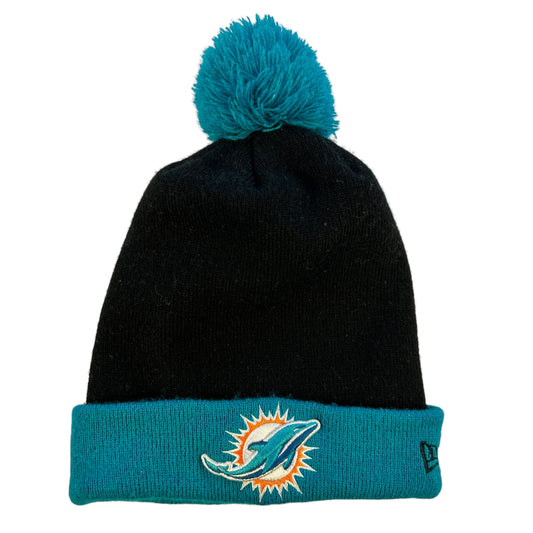 Miami Dolphins Teal Cuff Bobble Hat