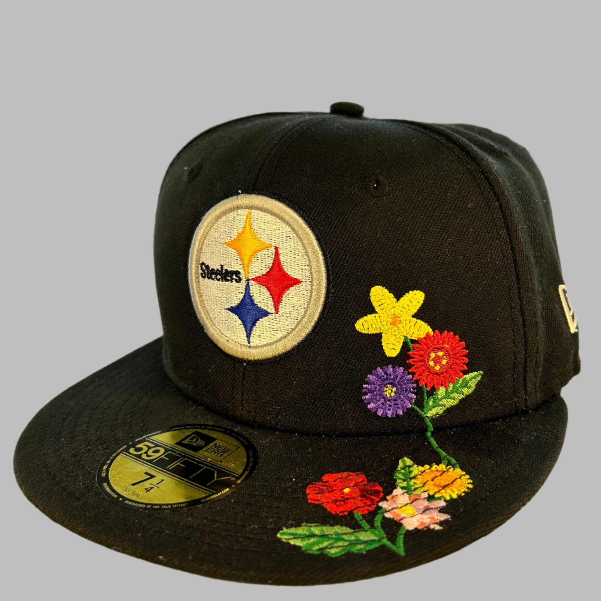 Pitsburg Steelers 59FIFTY Flower Snapback Cap 