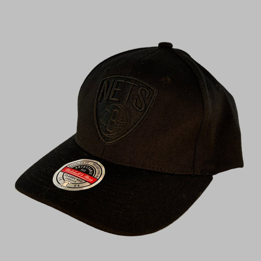 Brooklyn Nets Black Mitchell & Ness Baseball Cap