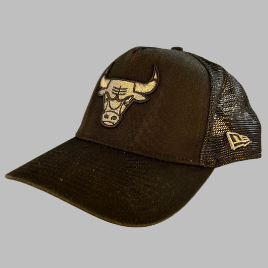 Chicago Bulls Blacked Out Trucker Cap 