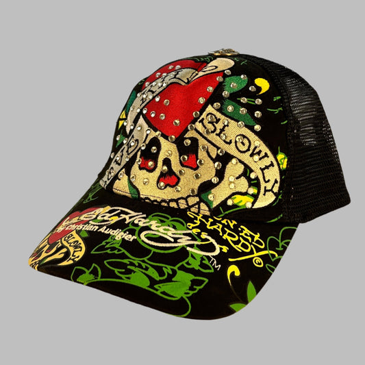 Ed Hardy "Love Kills Slowly" Christian Audigier Trucker Cap 