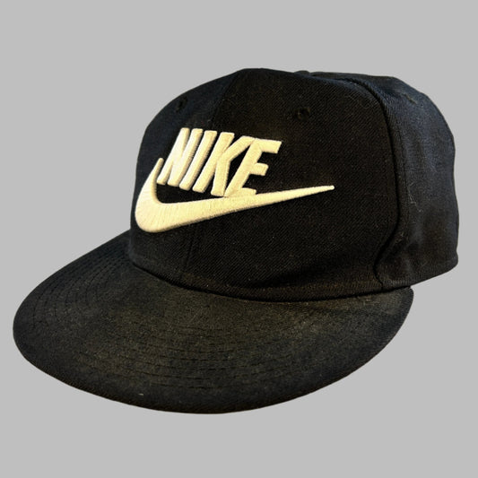 Nike Futura White Logo Snapback Cap